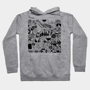 Graffiti print Hoodie